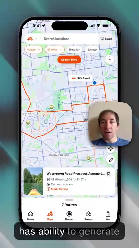 Route Studio and Strava comparison preview